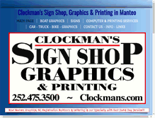 Tablet Screenshot of clockmans.com